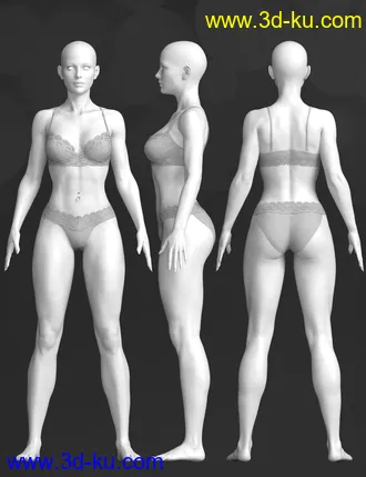 3D打印模型X-Fashion Luxury Lingerie for Genesis 8 Females的图片