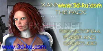 3D打印模型Xanna-NaikaV4 The Pack的图片