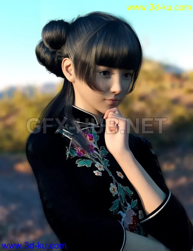 Xiao Hong for Genesis 8 Female模型的图片1
