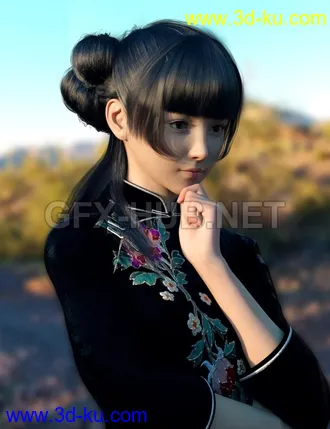 3D打印模型Xiao Hong for Genesis 8 Female的图片