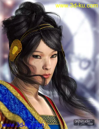 3D打印模型Xinxue Hair的图片