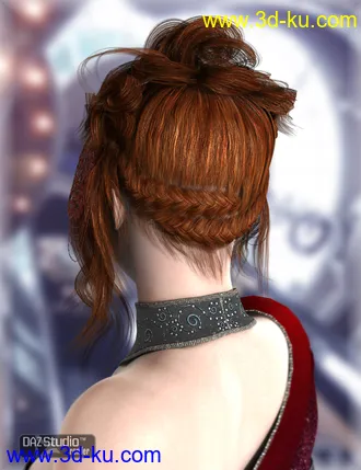 3D打印模型Xinxue Hair的图片