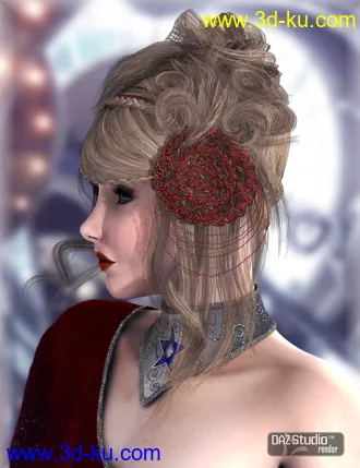 3D打印模型Xinxue Hair的图片