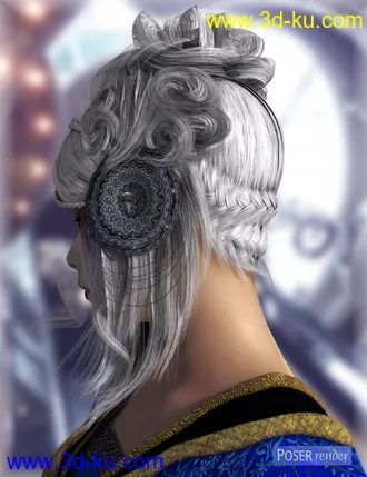 3D打印模型Xinxue Hair的图片