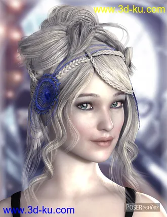 3D打印模型Xinxue Hair的图片