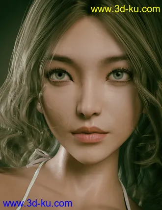 3D打印模型Ye Jin Character and Hair for Genesis 8.1 Female的图片