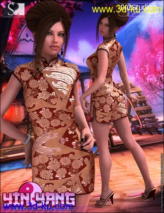 3D打印模型Yin Yang for Xiao Mei Clothes的图片