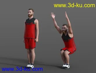 3D打印模型Yoga Animations for Genesis 8的图片