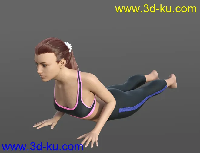 Yoga Animations for Genesis 8模型的图片3