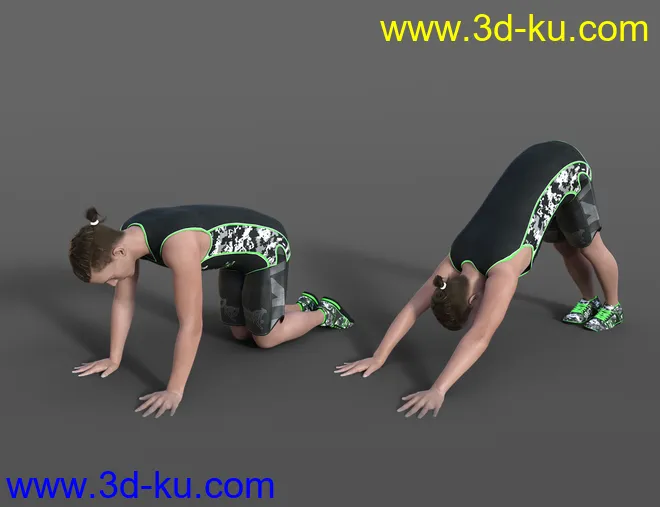 Yoga Animations for Genesis 8模型的图片4