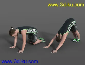 3D打印模型Yoga Animations for Genesis 8的图片