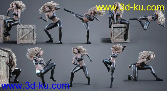 Z All About Action Shape and Pose Mega Set模型的图片3
