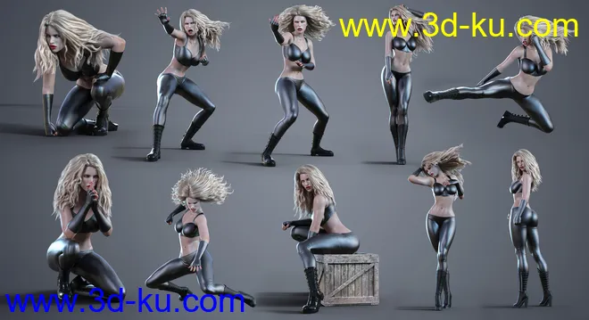 Z All About Action Shape and Pose Mega Set模型的图片4