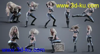 3D打印模型Z All About Action Shape and Pose Mega Set的图片