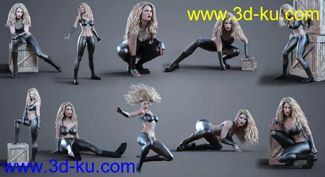 Z All About Action Shape and Pose Mega Set模型的图片5