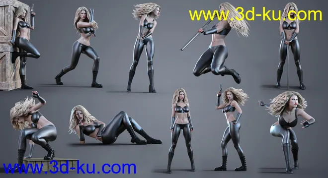 Z All About Action Shape and Pose Mega Set模型的图片6