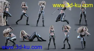 3D打印模型Z All About Action Shape and Pose Mega Set的图片