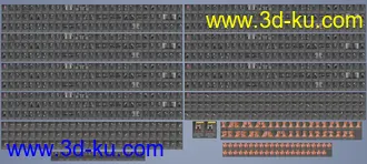 3D打印模型Z All About Action Shape and Pose Mega Set的图片