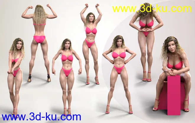Z Beautifully Strong Shape and Pose Mega Set模型的图片7
