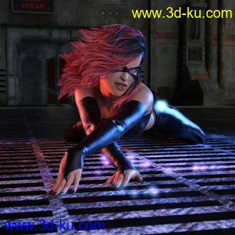 3D打印模型Z Cat Woman - Poses for Genesis 8 Female and Victoria 8的图片