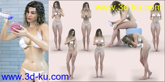 Z Clean and Fresh Prop and Pose Mega Set模型的图片4