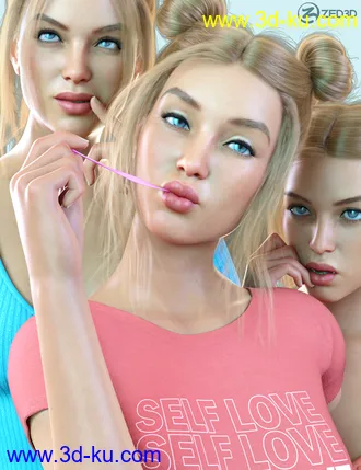 3D打印模型Z Colorful Emotions Mix and Match Expressions for Genesis 8.1 Female的图片