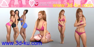 3D打印模型Z For the Love of Curves Shapes and Poses的图片