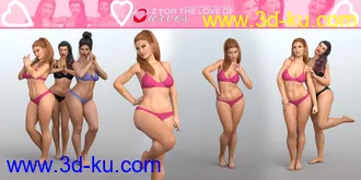 3D打印模型Z For the Love of Curves Shapes and Poses的图片