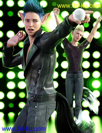 3D打印模型Z Music Idol Poses and Expressions for Kota 8.1的图片