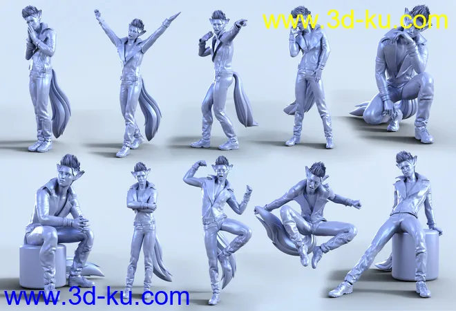 Z Music Idol Poses and Expressions for Kota 8.1模型的图片3