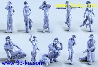 3D打印模型Z Music Idol Poses and Expressions for Kota 8.1的图片