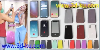 3D打印模型Z My Smartphone Mega Set For Genesis 8 and 8.1的图片