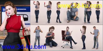 3D打印模型Z My Smartphone Mega Set For Genesis 8 and 8.1的图片