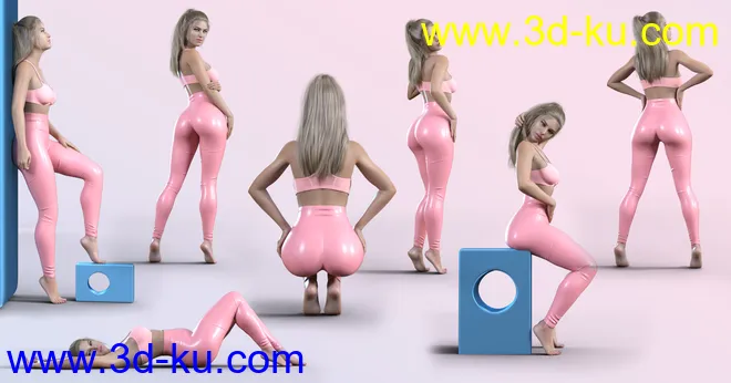 Z Natural Glute Morphs and Pose Mega Set for Genesis 8 and 8.1 Females模型的图片6