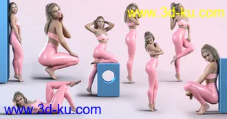 3D打印模型Z Natural Glute Morphs and Pose Mega Set for Genesis 8 and 8.1 Females的图片