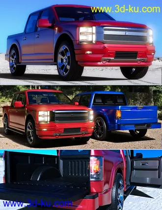 3D打印模型Z Pickup Truck的图片