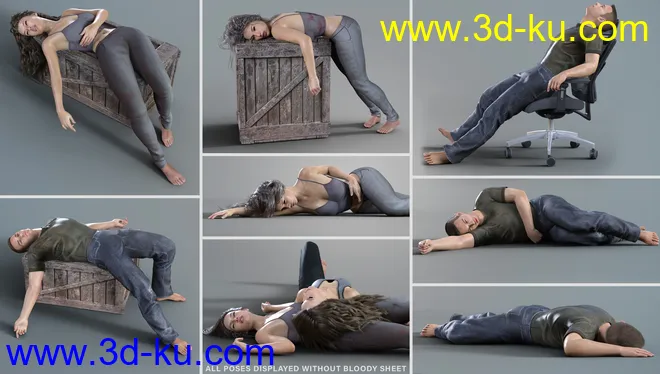 Z Scene of the Crime for Genesis 8模型的图片5