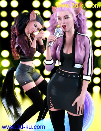 3D打印模型Z Star on the Rise Poses and Expressions for Kiko 8.1的图片
