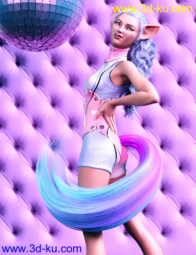 Z Star on the Rise Poses and Expressions for Kiko 8.1模型的图片2