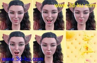 3D打印模型Z Star on the Rise Poses and Expressions for Kiko 8.1的图片