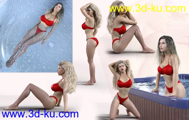 Z Summer Beauty Shape and Pose Mega Set模型的图片8