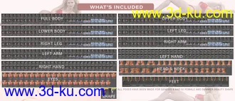 3D打印模型Z Summer Beauty Shape and Pose Mega Set的图片