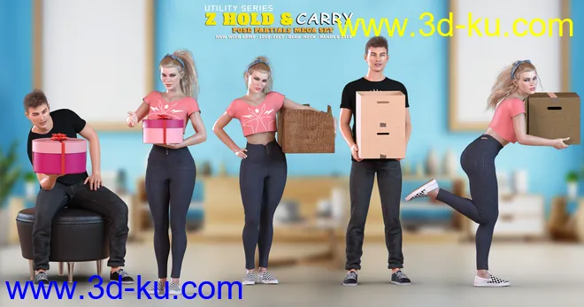 Z Utility Hold and Carry Pose Mega Set模型的图片5