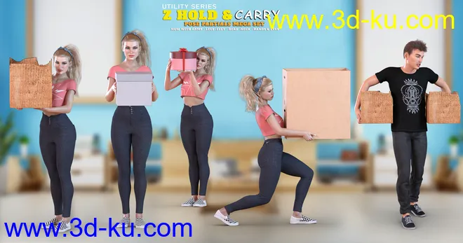 Z Utility Hold and Carry Pose Mega Set模型的图片8