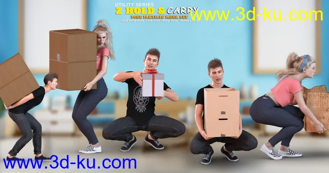Z Utility Hold and Carry Pose Mega Set模型的图片9