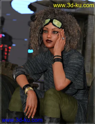 3D打印模型Zeline for Celani 8 for Genesis 3 and 8 Female的图片