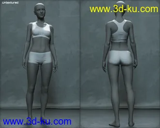 Zero One Everyday for Genesis 8 Females模型的图片3