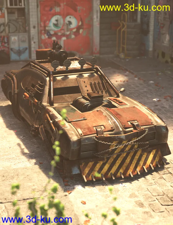 Zombie Apocalypse Vehicle模型的图片1