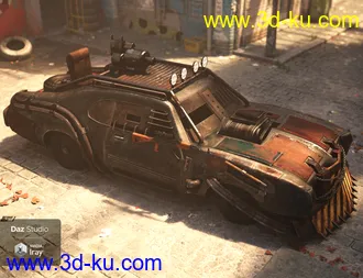 3D打印模型Zombie Apocalypse Vehicle的图片