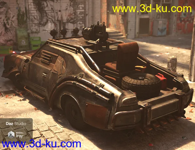Zombie Apocalypse Vehicle模型的图片3